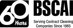 BSCAI logo and 60 years serving contract cleaning companies